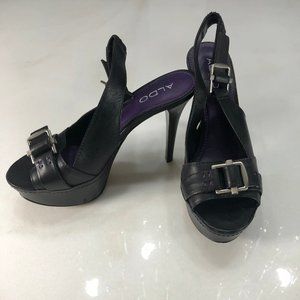 Sexy & Sassy Buckle Heels by Aldo